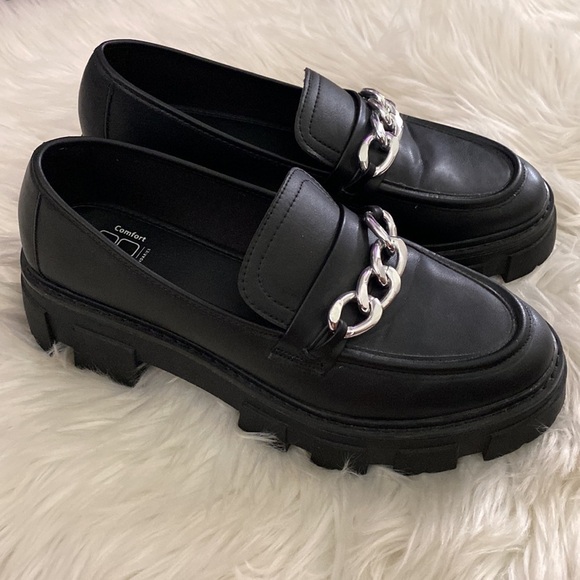 NoBo chunky black platform loafers - Picture 4 of 6